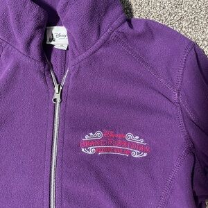 Disney Grand Floridian Purple Fleece Jacket